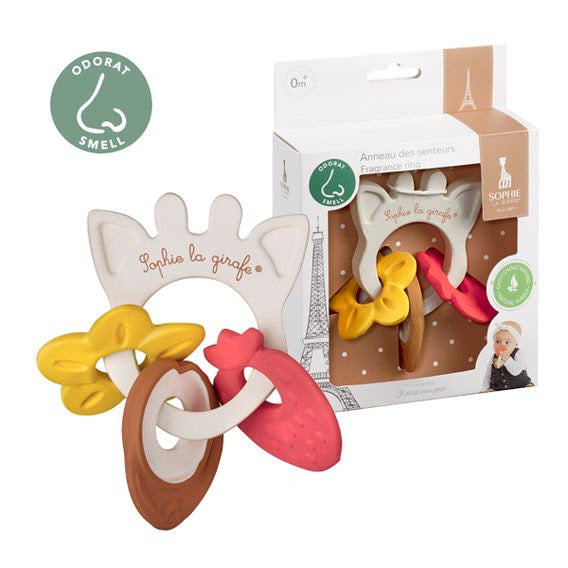 Sophie la girafe® 5 Sinne (Riechen) - Duftring / Naturkautschuk